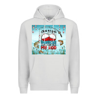 Dove Grey show me your bobbers and i will show my rod Premium Hoodie - MaliasSmallBusiness