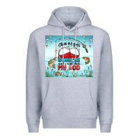 Heather Grey show me your bobbers and i will show my rod Premium Hoodie - MaliasSmallBusiness