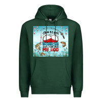 Sports Green show me your bobbers and i will show my rod Premium Hoodie - MaliasSmallBusiness