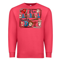 Cardinal its a baseball kinda day Premium Sweatshirt - AdoDesignShop
