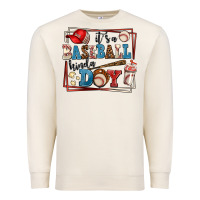 Sandshell its a baseball kinda day Premium Sweatshirt - AdoDesignShop