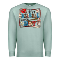 Seafoam its a baseball kinda day Premium Sweatshirt - AdoDesignShop