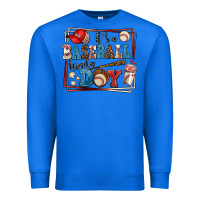 True Royal its a baseball kinda day Premium Sweatshirt - AdoDesignShop