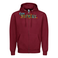 Burgundy give thanks Zipper Hoodie - RanaPortraitStore