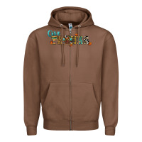 Chestnut give thanks Zipper Hoodie - RanaPortraitStore