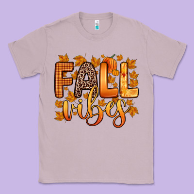 Fall Vibes Classic Tee Designed By Zillion Design Studio