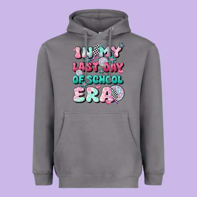 In My Last Day Of School Era Heavyweight Hoodie Designed By Jahusdesignshop