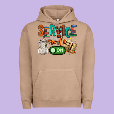Service Mode On Urban Hoodie Designed By Nancycooperartshop