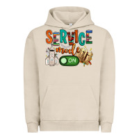 Pigment French Oak service mode on Urban Hoodie - NancyCooperArtShop