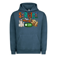 Pigment Midnight Navy service mode on Urban Hoodie - NancyCooperArtShop