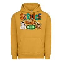 Pigment Peanut Butter service mode on Urban Hoodie - NancyCooperArtShop