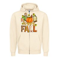 Sandshell happy fall Zipper Hoodie - Zillion Design Studio