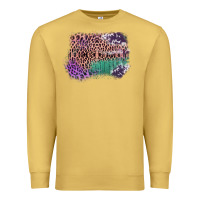 Antique Gold Leopard, Cowhide, Wood Pattern Frame Premium Sweatshirt - Bettercallsaul