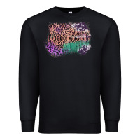 Black Leopard, Cowhide, Wood Pattern Frame Premium Sweatshirt - Bettercallsaul
