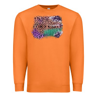 Carrot Leopard, Cowhide, Wood Pattern Frame Premium Sweatshirt - Bettercallsaul