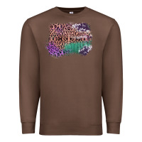 Chestnut Leopard, Cowhide, Wood Pattern Frame Premium Sweatshirt - Bettercallsaul