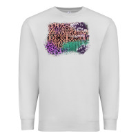 Dove Grey Leopard, Cowhide, Wood Pattern Frame Premium Sweatshirt - Bettercallsaul