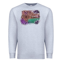 Heather Grey Leopard, Cowhide, Wood Pattern Frame Premium Sweatshirt - Bettercallsaul