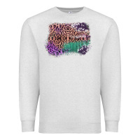 Oatmeal Heather Leopard, Cowhide, Wood Pattern Frame Premium Sweatshirt - Bettercallsaul