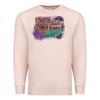 Pale Pink Leopard, Cowhide, Wood Pattern Frame Premium Sweatshirt - Bettercallsaul