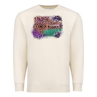 Sandshell Leopard, Cowhide, Wood Pattern Frame Premium Sweatshirt - Bettercallsaul