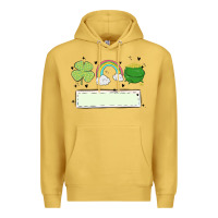 Antique Gold st patrick's trio name patch Premium Hoodie - MaliasSmallBusiness