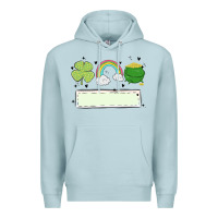 Blue Mist st patrick's trio name patch Premium Hoodie - MaliasSmallBusiness