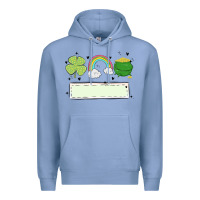 Colony Blue st patrick's trio name patch Premium Hoodie - MaliasSmallBusiness