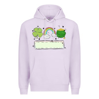 Lilac st patrick's trio name patch Premium Hoodie - MaliasSmallBusiness