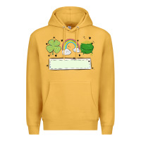 Mustard st patrick's trio name patch Premium Hoodie - MaliasSmallBusiness