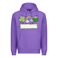 Purple st patrick's trio name patch Premium Hoodie - MaliasSmallBusiness