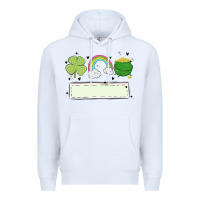 White st patrick's trio name patch Premium Hoodie - MaliasSmallBusiness