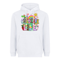 White childcare life Heavyweight Hoodie - AdoDesignShop