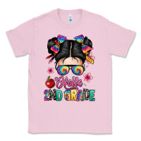 Bubblegum Pink hello second grade kid Classic Tee - texasbilliewilder