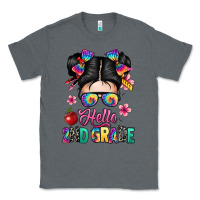 Charcoal Heather hello second grade kid Classic Tee - texasbilliewilder