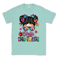 Seafoam hello second grade kid Classic Tee - texasbilliewilder