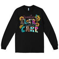 Black spoiler alert i don't care Long Sleeve Tee - Zillion Design Studio
