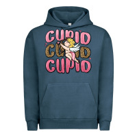 Pigment Midnight Navy cupid cupid cupid valentine's day Urban Hoodie - MaliasSmallBusiness