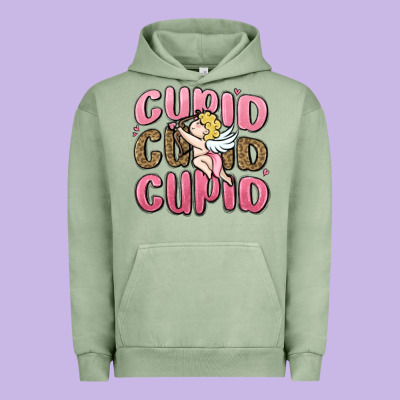 Cupid Cupid Cupid Valentine's Day Urban Hoodie Designed By Maliassmallbusiness