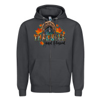 Smoke thankful and blessed Zipper Hoodie - RanaPortraitStore