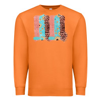 Carrot Sunflower Leopard Jute Pattern Brushstrokes Premium Sweatshirt - Bettercallsaul