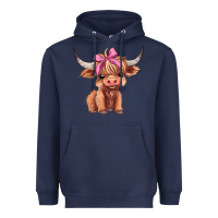 Navy cute  heifer Heavyweight Hoodie - AdoDesignShop