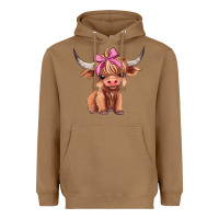 Toasted Coconut cute  heifer Heavyweight Hoodie - AdoDesignShop