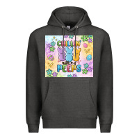 Charcoal Heather chillin' with my peeps Premium Hoodie - MaliasSmallBusiness