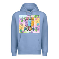 Colony Blue chillin' with my peeps Premium Hoodie - MaliasSmallBusiness