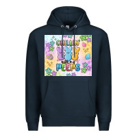 Navy chillin' with my peeps Premium Hoodie - MaliasSmallBusiness