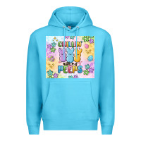 Ocean Blue chillin' with my peeps Premium Hoodie - MaliasSmallBusiness