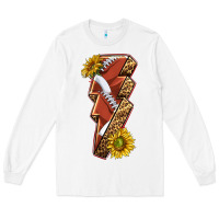 White sport football  lightning bolt Long Sleeve Tee - texasbilliewilder