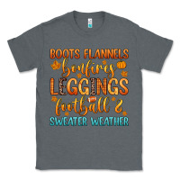 Charcoal Heather boots flannels bonfires leggins football Classic Tee - Zillion Design Studio