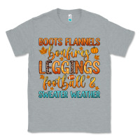 Heather Grey boots flannels bonfires leggins football Classic Tee - Zillion Design Studio